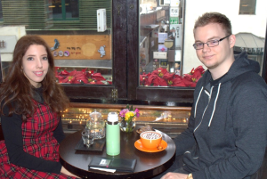 Nikos and me at a cafe in Insadong, a cosy looking part of Seoul